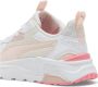 Puma Trinity Lite Jr sneakers ecru lichtroze wit Jongens Meisjes Mesh Meerkleurig 35.5 - Thumbnail 4