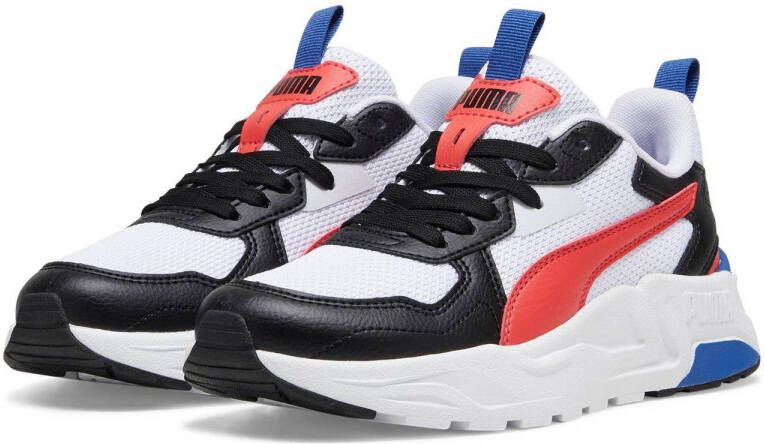 Puma Trinity Lite Jr sneakers wit rood zwart