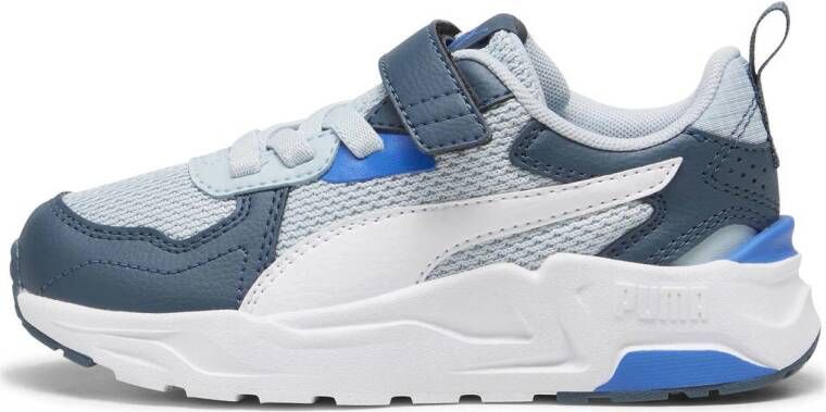 Puma Trinity Lite sneakers lichtblauw wit grijs kobalt