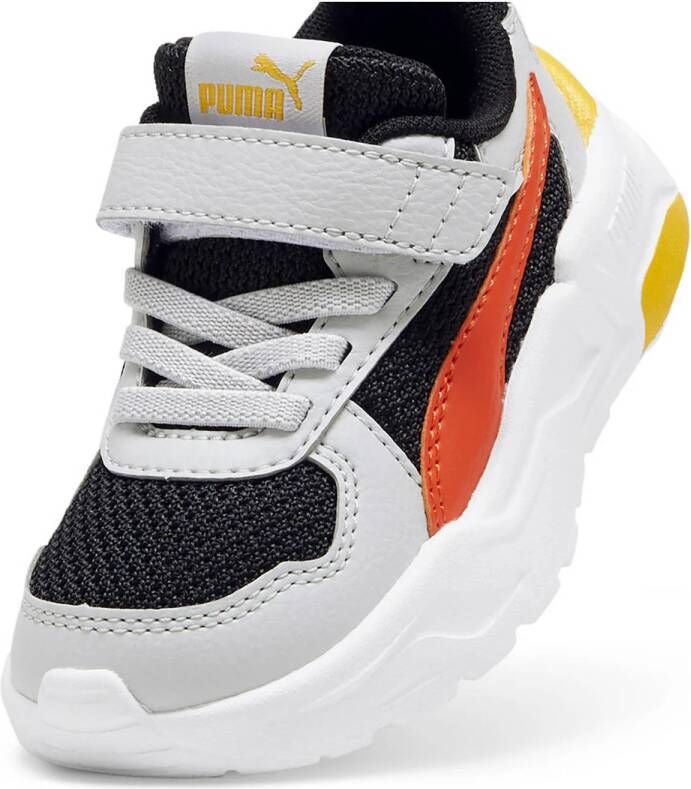 Puma Trinity Lite sneakers zwart rood lichtgrijs