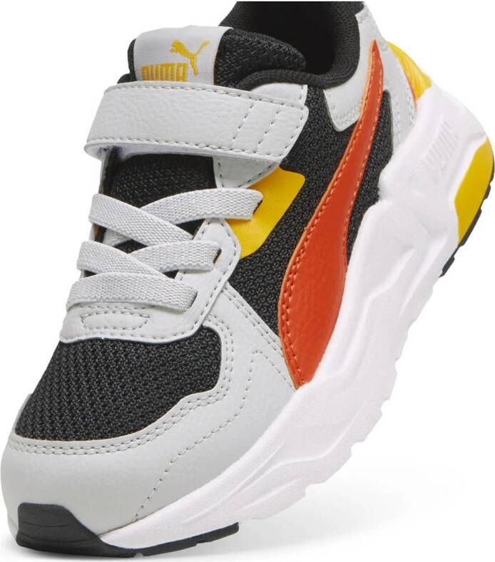 Puma Trinity Lite sneakers zwart rood lichtgrijs oranje