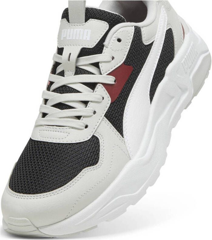 Puma Trinity Lite sneakers zwart wit rood