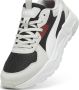 PUMA Trinity Lite Heren Sneakers Black- White-Glacial Gray-Intense Red - Thumbnail 5