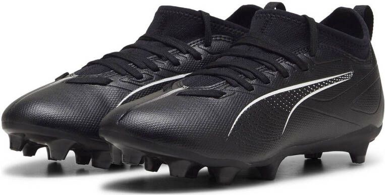 Puma ULTRA 5 MATCH FG AG Jr Junior voetbalschoenen zwart wit