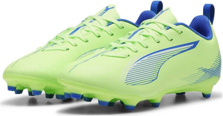 Puma Ultra 5 Play junior voetbalschoenen geel wit blauw