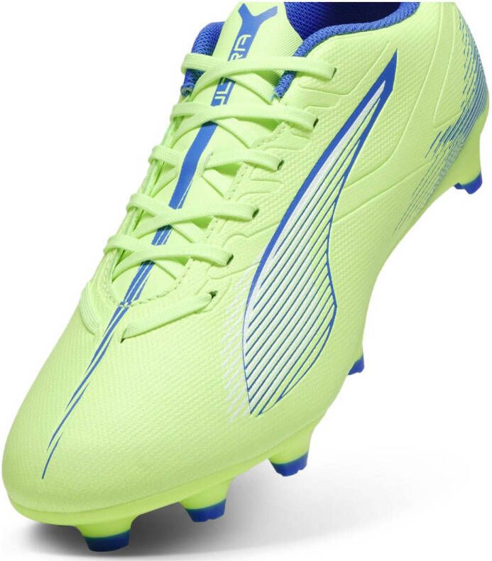 Puma Ultra 5 Play senior voetbalschoenen geel wit blauw