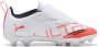 Puma Ultraq 5 Play V FG AG RB Jr Junior voetbalschoenen wit zwart rood - Thumbnail 2