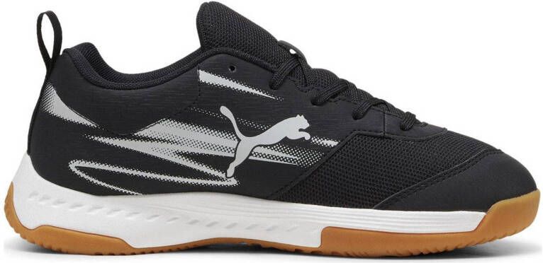 Puma Varion II Jr zaalsportschoenen zwart lichtgrijs