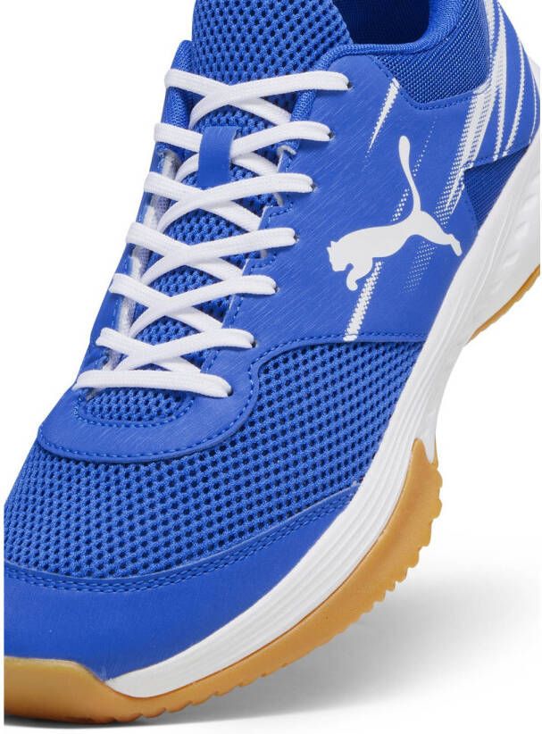 Puma Varion II zaalsportschoenen kobaltblauw wit