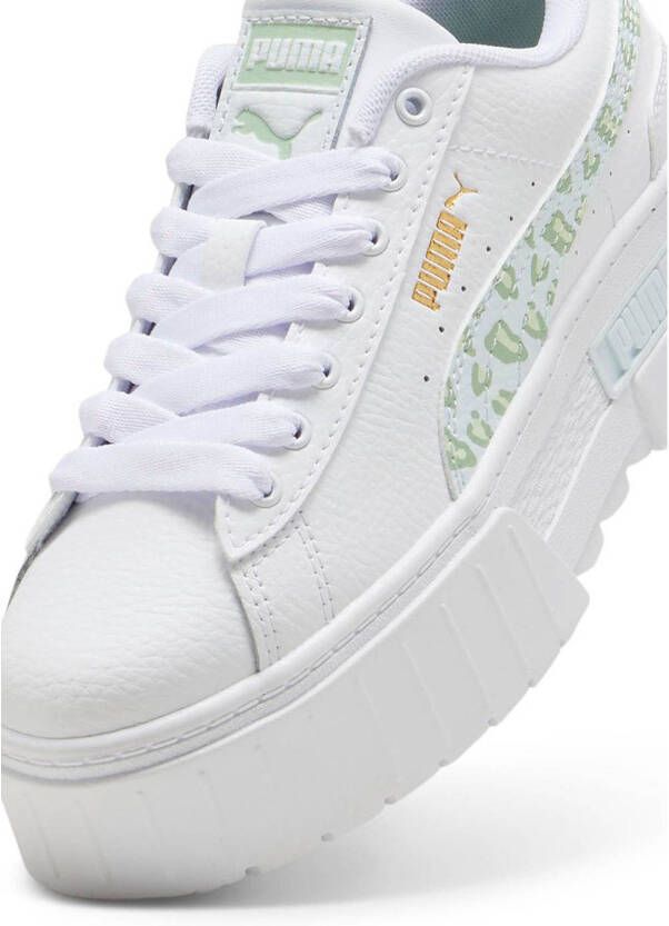 Puma Wild sneakers wit lichtgroen