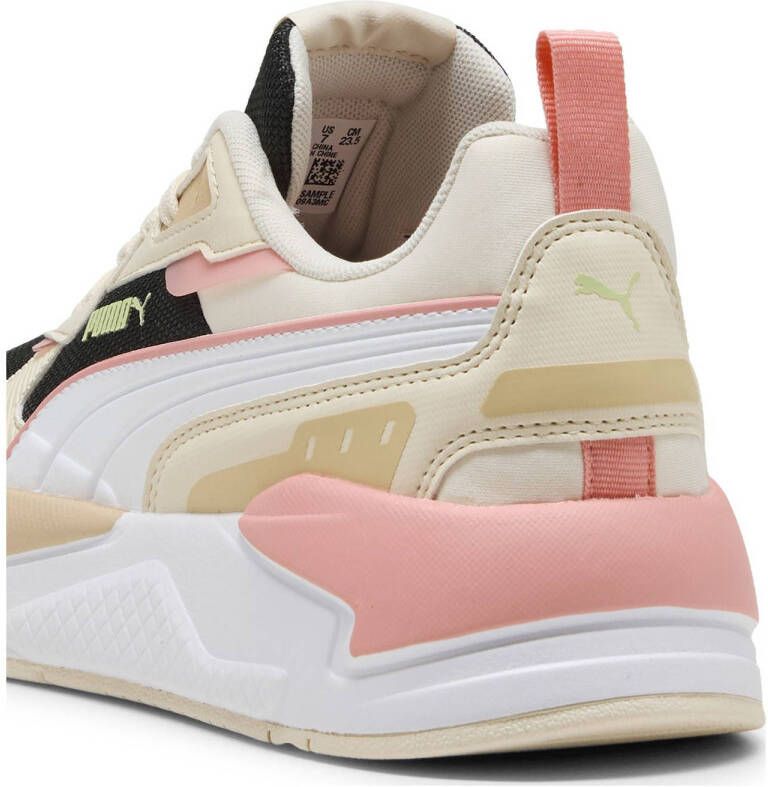 Puma X-Ray 3 sneakers beige zwart roze