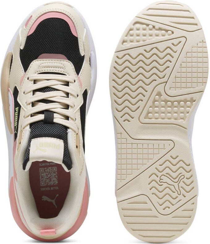 Puma X-Ray 3 sneakers beige zwart roze