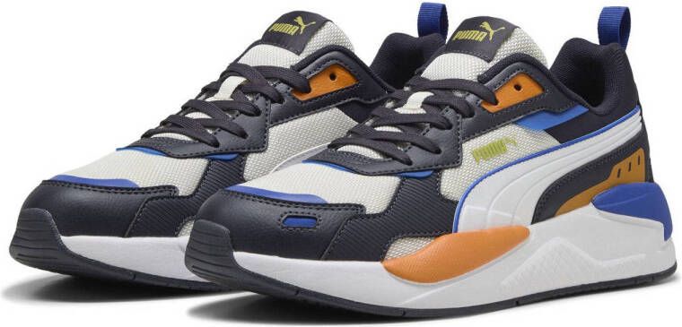 Puma X-Ray 3 sneakers grijs wit blauw lichtgroen