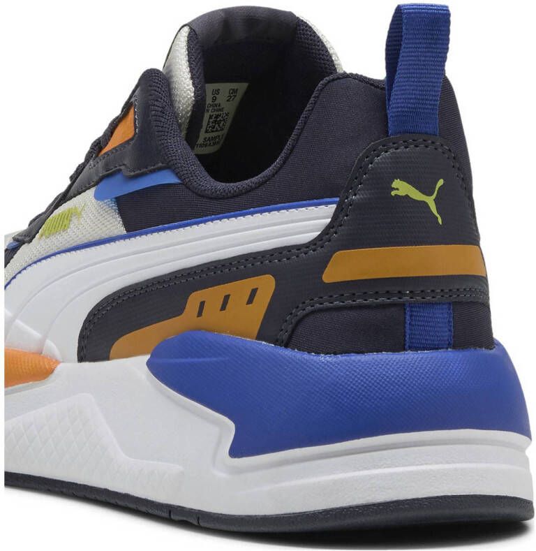 Puma X-Ray 3 sneakers grijs wit blauw lichtgroen