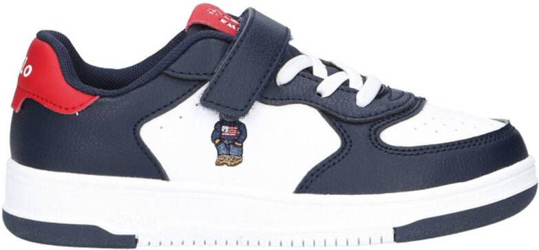 Ralph Lauren Masters Court Bear PS sneakers blauw wit