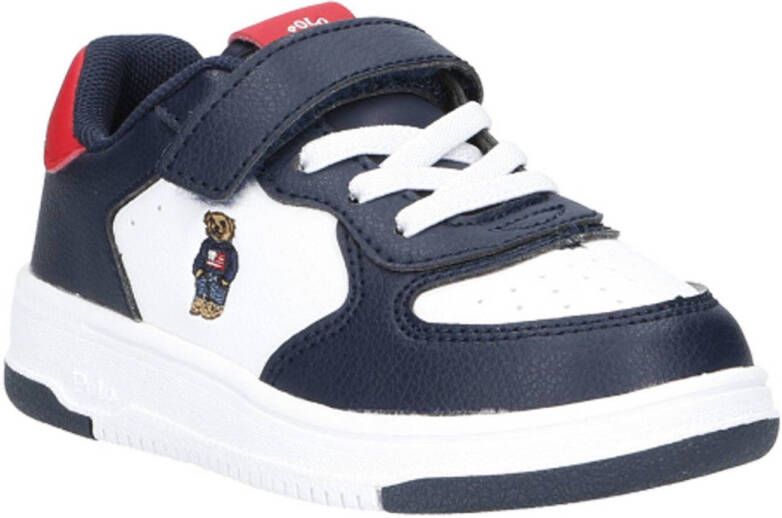 Ralph Lauren Masters Court Bear PS sneakers donkerblauw wit