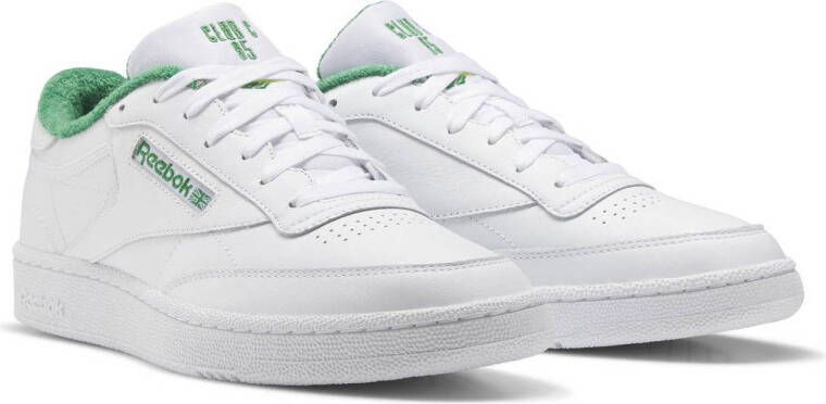 Reebok Classics Club C 85 sneakers wit groen