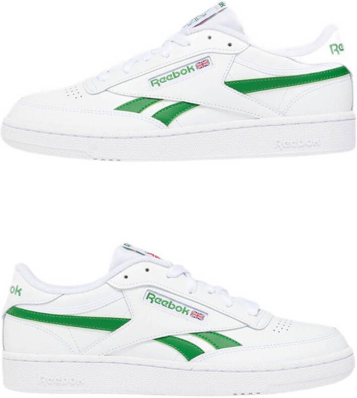 Reebok Classics Club C Revenge sneakers wit groen