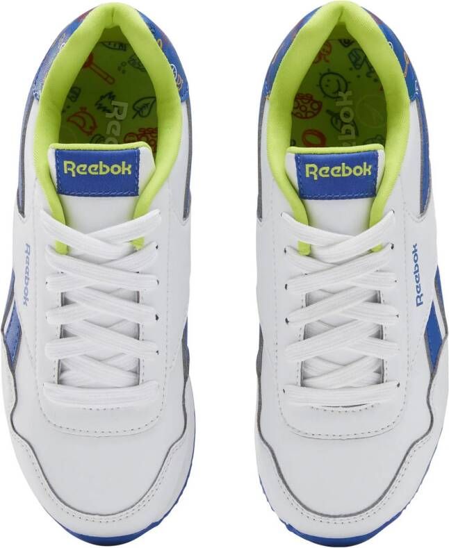 Reebok Classics Royal Classic Jogger 3.0 sneakers wit blauw geel