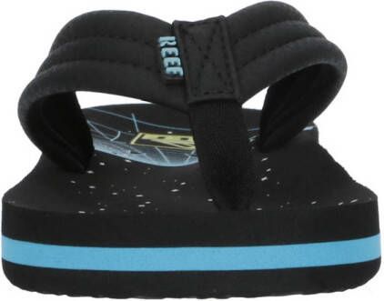 Reef Kids Ahi teenslippers zwart