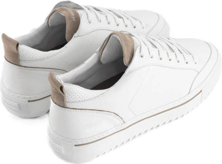 Rehab Crash leren sneakers wit