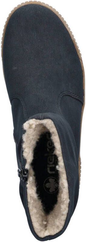 Rieker comfort gevoerde enkelboots blauw