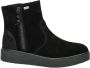 Rieker comfort suède enkelboots zwart - Thumbnail 3