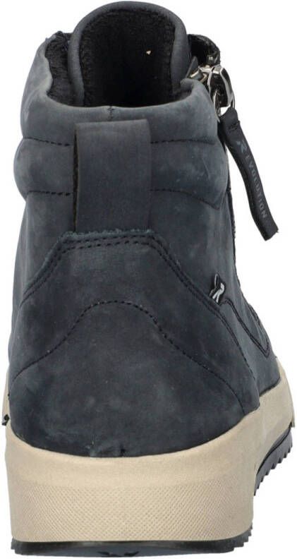 Rieker nubuck sneakers donkerblauw