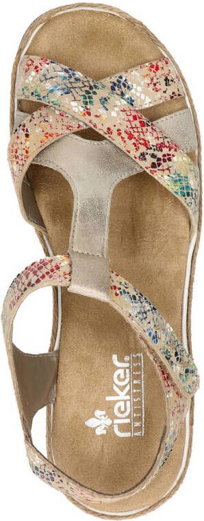 Rieker sandalen beige multi