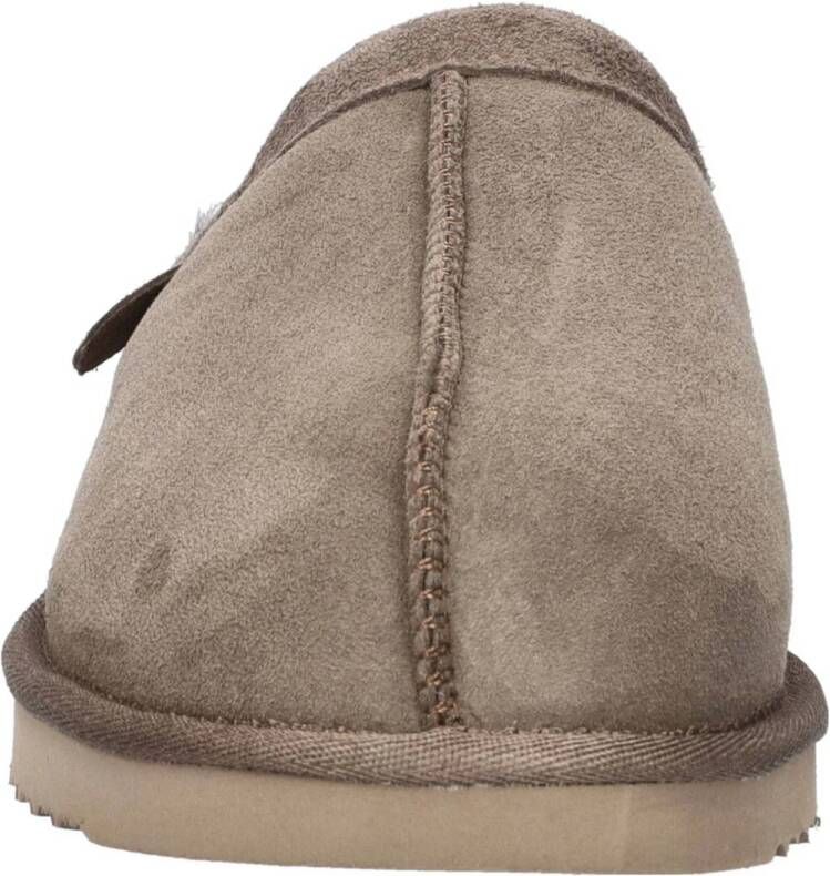 Rohde suède pantoffels taupe