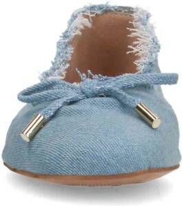 Sacha ballerina's denim blauw