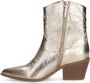 Sacha Dames Gouden metallic cowboylaarsjes - Thumbnail 4