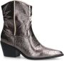 Sacha Dames Grijze metallic cowboylaarsjes - Thumbnail 4