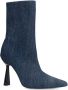 Sacha Dames Denim sock boots met trechterhak - Thumbnail 4