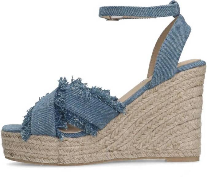 Sacha denim espadrilles blauw