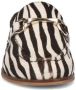 Sacha harige loafers met gesp en zebraprint zwart - Thumbnail 2