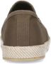 Sacha Heren Khaki canvas loafers met strepen - Thumbnail 2