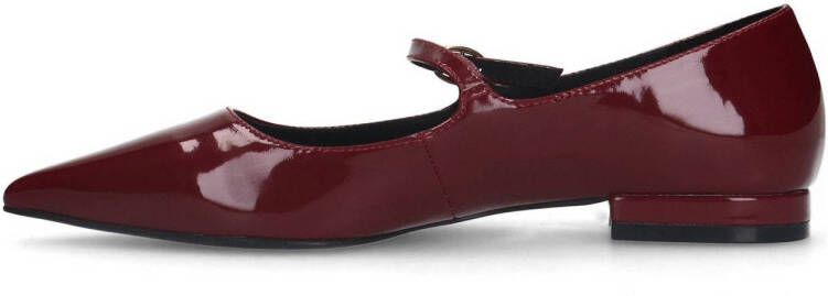 Sacha lak loafers bordeauxrood