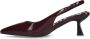 Sacha Dames Bordeaux lak slingback pumps - Thumbnail 3