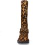 Sacha Dames Leopard leren biker boots - Thumbnail 4