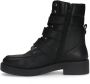 Sacha Dames Zwarte leren biker boots - Thumbnail 3