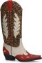 Sacha Dames Leopard cowboylaarzen met rode details - Thumbnail 3