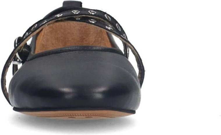 Sacha leren loafers zwart