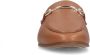 Sacha Dames Bruine leren slip on loafers - Thumbnail 3