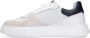 Sacha leren sneakers wit beige blauw - Thumbnail 3