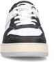 Sacha Heren Zwarte leren sneakers met witte details - Thumbnail 3