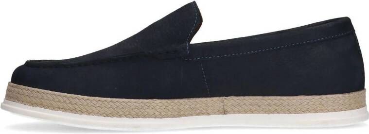 Sacha nubuck loafers donkerblauw