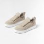 Sacha Heren Taupe nubuck sneaker met witte zool - Thumbnail 2