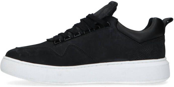 Sacha nubuck sneakers zwart