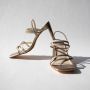 Sacha Dames Goudkleurige hak sandalen met bandjes - Thumbnail 2